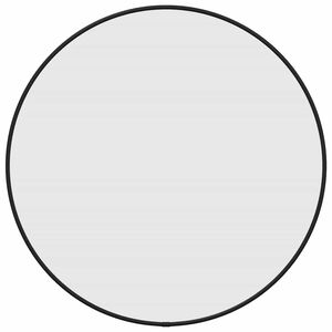 vidaXL Wandspiegel Schwarz &Oslash; 50 cm Rund