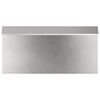 vidaXL Schneckenzaun Silber 50 x 3,5 x 25 cm Edelstahl