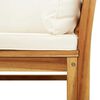 vidaXL 5-tlg. Garten-Lounge-Set mit Kissen Massivholz Akazie