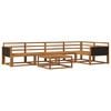 vidaXL Outdoor-Sofagarnitur 6 pcs Natur Massivholz Akazie