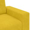 vidaXL Zweisitzer-Sofa Gelb 180x77x82 cm Samt
