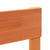 vidaXL Massivholzbett ohne Matratze Wachsbraun 90x190 cm Kiefernholz
