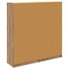 vidaXL Highboard 2 pcs Artisan-Eiche 68 x 37 x 142 cm Holzwerkstoff
