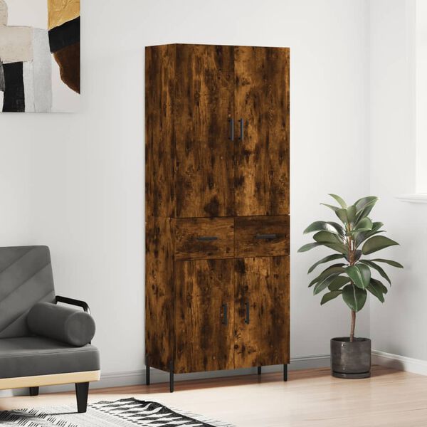 vidaXL Highboard R&auml;uchereiche 69,5x34x180 cm Holzwerkstoff