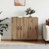 vidaXL Sideboard Artisan-Eiche 90 x 32,5 x 80 cm Holzwerkstoff
