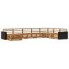 vidaXL Outdoor-Sofagarnitur 8 stk. Natur Massivholz Akazie