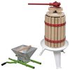 vidaXL 2-tlg. Obst- & Weinpresse und M&uuml;hle-Set