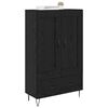 vidaXL Highboard Schwarz Eichen-Optik 69,5 x 31 x 115 cm Holzwerkstoff