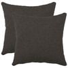 vidaXL Kissenbezug 2 stk. HEERLEN Dunkelgrau 35 x 35 cm Boucl&eacute;