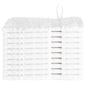 vidaXL G&auml;stetuch SOLUND 10 Stk. Wei&szlig; 15 x 21 cm 550 gsm