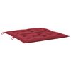 vidaXL Gartenbank-Auflage Weinrot 100x(50+50)x7 cm Oxford-Gewebe