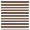 vidaXL Doppelrollo Braun 140x150 cm Stoffbreite 135,9 cm Polyester