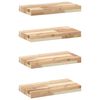 vidaXL Schweberegale 4 Stk. 40x20x4 cm Massivholz Akazie Unbehandelt