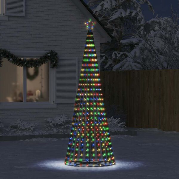 vidaXL LED Weihnachtsbaum 475 LEDs Mehrfarbig 247 cm
