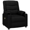 vidaXL Massagesessel Schwarz Kunstleder