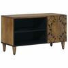 vidaXL TV-Schr&auml;nk Braun 80 x 33 x 46 cm Massivholz Mango
