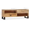 vidaXL TV-Schrank Massivholz Mango 120x30x40 cm