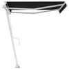vidaXL Standmarkise Automatisch 350x250 cm Anthrazit