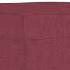 vidaXL Fu&szlig;hocker Weinrot 60x50x41 cm Stoff