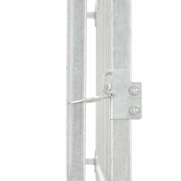 vidaXL Outdoor-Hundezwinger Verzinkter Stahl 760x760x185 cm
