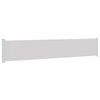 vidaXL Seitenmarkise Ausziehbar 117x614 cm Grau