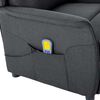 vidaXL Massagesessel Dunkelgrau 93,5 x 67,5 x 101,5 cm Stoff