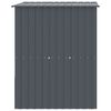 vidaXL Hundehütte mit Dach Anthrazit 165x153x181 cm Verzinkter Stahl