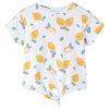 vidaXL Kinder-T-Shirt mit Bindesaum Ecru 92