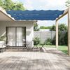 vidaXL Senkrechtmarkise Blau 180x1200 cm Oxford-Gewebe