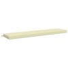vidaXL Bankkissen SOEST 100 % Polyester Creme 170 x 40 x 8 cm