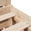 vidaXL Massivholzbett ohne Matratze 120x190 cm Kiefernholz