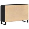 vidaXL Sideboard Schwarze Eiche 101,5 x 35 x 70 cm Holzwerkstoff