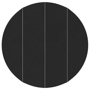 vidaXL Bodenfolie f&uuml;r Pools Schwarz &Oslash; 458 cm Vliesstoff