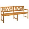 vidaXL Bank Outdoor Natur 180 x 55,5 x 90 cm Massivholz Akazie