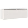 vidaXL Wandschrank Wei&szlig; 100x30x35 cm Massivholz Kiefer
