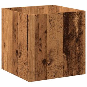 vidaXL Pflanzgef&auml;&szlig; Altholz-Optik 40x40x40 cm Holzwerkstoff