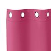 vidaXL Verdunkelungs-Vorh&auml;nge mit Ringen 2 pcs Helles Pink