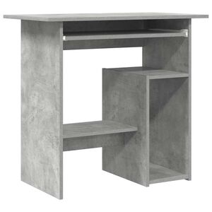 vidaXL Schreibtisch Betongrau 80x45x74 cm Holzwerkstoff