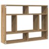 vidaXL Wandregal Artisan-Eiche 75x16x55 cm Holzwerkstoff
