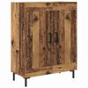 vidaXL Highboard 2 pcs Altholz Holzwerkstoff