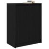 vidaXL Sideboard Schwarz Eichen-Optik 57x34x76 cm Holzwerkstoff