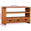 vidaXL TV-Schrank Massivholz Akazie 90x30x55 cm