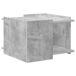vidaXL Couchtisch Betongrau 50,5 x 50 x 33 cm Holzwerkstoff