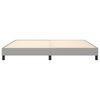 vidaXL Boxspringbettgestell Hellgrau 200x200 cm Stoff
