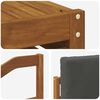 vidaXL Sofagarnituren 5 pcs Natur und Anthrazit Massivholz Akazie