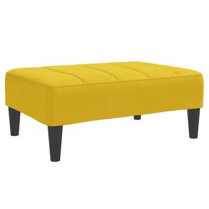 vidaXL Fu&szlig;hocker Gelb 77x55x31 cm Samt