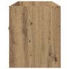 vidaXL Waschbeckenunterschrank mit T&uuml;r Artisan-Eiche Holzwerkstoff