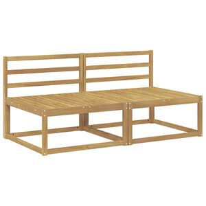 vidaXL Outdoor Mittelsofa Wei&szlig; 158 x 83 x 73 cm