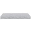 vidaXL Schweberegale 4 Stk. Betongrau 50x23x3,8 cm MDF
