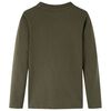 Kinder-Langarmshirt Khaki 116